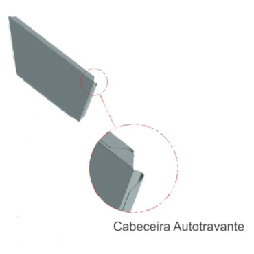 Cabeceira de Calha 30 Moldada Par E/D