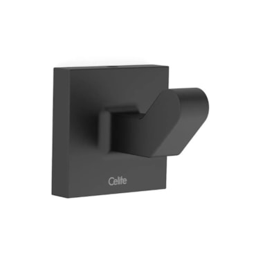 Cabide de Parede Up Celite Preto Matte