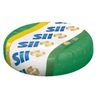 Cabo Verde de Energia em PVC/Cobre Flex Sil Fio Terra Rolo 1,5mm com 100m 750V