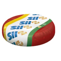 Cabo Vermelho de Energia em PVC/Cobre Flex Sil Fase Rolo 1,5mm com 100m 750V
