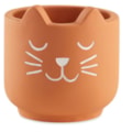 Cachepot Mart 13480 em Cimento Gato Terracota 10X10cm
