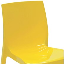 Cadeira Tramontina em Polipropileno Amarelo Brilhante Alice