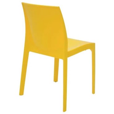 Cadeira Tramontina em Polipropileno Amarelo Brilhante Alice