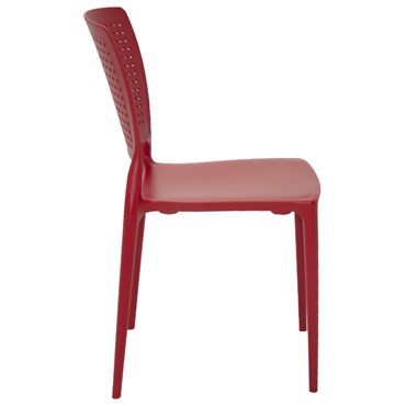 Cadeira Tramontina Safira Vermelho Conjunto C/4