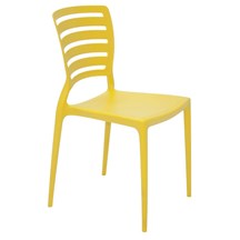 Cadeira Tramontina Sofia Encosto Vazado Amarela
