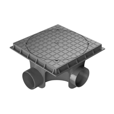 Caixa de Inspeção para Esgoto Krona PVC 300x200x100mm Caixa de Inspeção para Esgoto Krona PVC 300x200x100mm