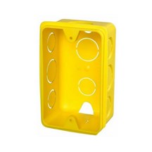 Caixa de Luz Krona Plastica Amarela