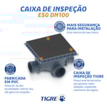 Caixa Multipla de Inspeção Tigre com Tampa