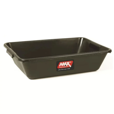 Caixa Plástica Para Massa 20L Max Preta Caixa Plástica Para Massa 20L Max Preta
