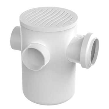 Caixa Sifonada Grelha Quadrada Branca 150x185x75mm Caixa Sifonada Grelha Quadrada Branca 150x185x75mm