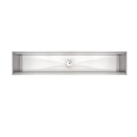 Canal Organizador Tramontina Aço Inox Scotch Brite de Embutir 90x18cm 94534002