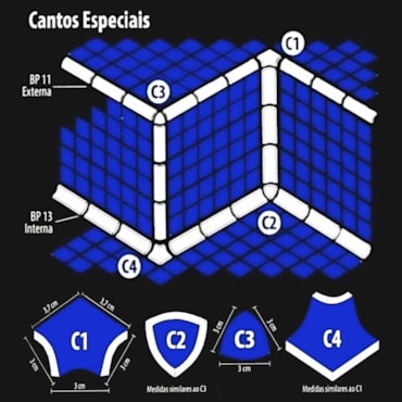 Cantoneira Atlas Externa Fiji 3x20cm