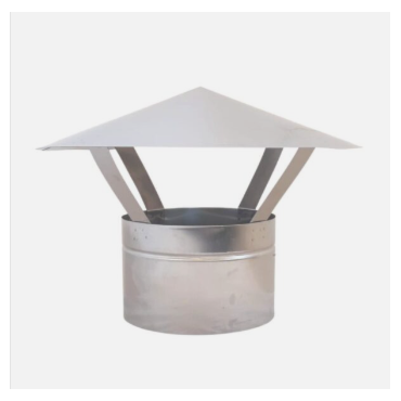 Chapéu Chinês 304 em Inox 9'' Refracon Chapéu Chinês 304 em Inox 9'' Refracon