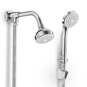 Chuveiro de Parede com Braço Celite com Desviador Smart Cromado Chuveiro de Parede com Braço Celite com Desviador Smart Cromado