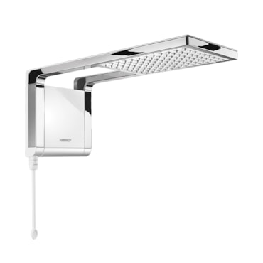 Chuveiro Eletrônico Lorenzetti Branco/Cromado Acqua Storm Ultra 220V/6800W Chuveiro Eletrônico Lorenzetti Branco/Cromado Acqua Storm Ultra 220V/6800W