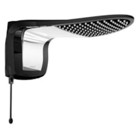 Chuveiro Eletrônico Lorenzetti Preto/Cromado Acqua Wave Ultra 127V/5500W