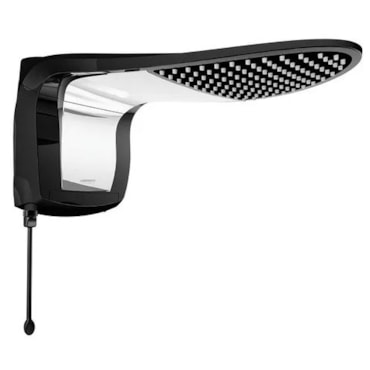 Chuveiro Eletrônico Lorenzetti Preto/Cromado Acqua Wave Ultra 127V/5500W Chuveiro Eletrônico Lorenzetti Preto/Cromado Acqua Wave Ultra 127V/5500W