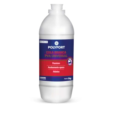 Cola Branca Universal Polyfort Pulvitec 1kg Cola Branca Universal Polyfort Pulvitec 1kg