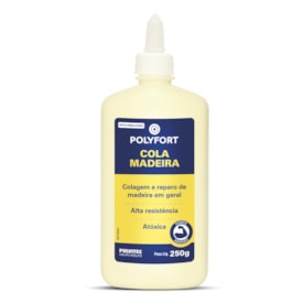 Cola para Madeira Polyfort 250g Pulvitec