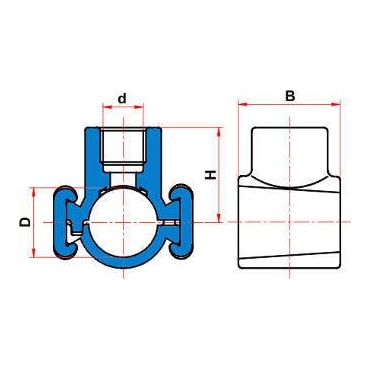 Colar Tomada PVC c/ Travas Tigre 50mmx1/2