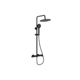 Coluna Para Chuveiro Com Monocomando E Ducha Manual Vega Plus Black Matte Roca