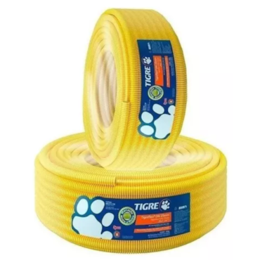 Conduite Corrugado Tigreflex Amarelo 32mmx25m