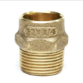 Conector Macho em Latão Forusi 22mm N03