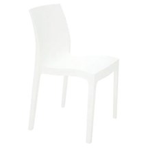 Conjunto com 4 Cadeiras Tramontina em Fibra de Vidro / Polipropileno Branco Alice