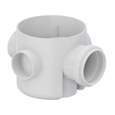 Corpo Caixa Sifonada 100x100x50mm N°05 Corpo Caixa Sifonada 100x100x50mm N°05