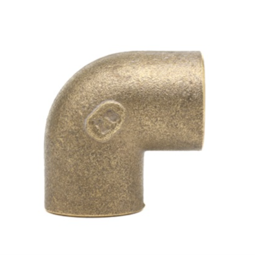Cotovelo de 90° em Latão c/ Solda N12 Forusi 28mm Cotovelo de 90° em Latão c/ Solda N12 Forusi 28mm