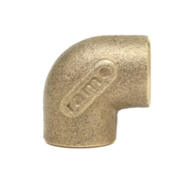 Cotovelo de 90° em Latão N12 15mm Forusi