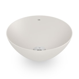 Cuba de Apoio Celite Redonda sem Mesa D1 Bege 35cm