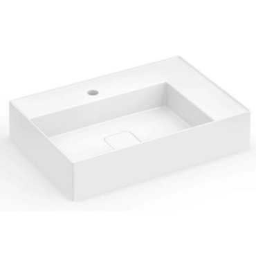 Cuba de Apoio Incepa Retangular com Mesa 60x 41,5cm Branca Cuba de Apoio Incepa Retangular com Mesa 60x 41,5cm Branca