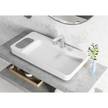 Cuba de Apoio Retagunlar Roca Infinity Branca 80x42cm