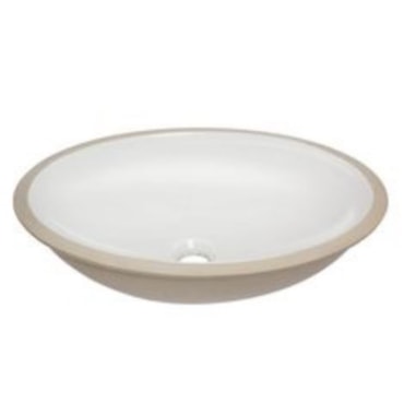 Cuba De Embutir Oval 30Cm x 39Cm - Branca