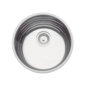 Cuba de Embutir Redonda Tramontina Luna em Aço Inox Pré-polido 35 cm