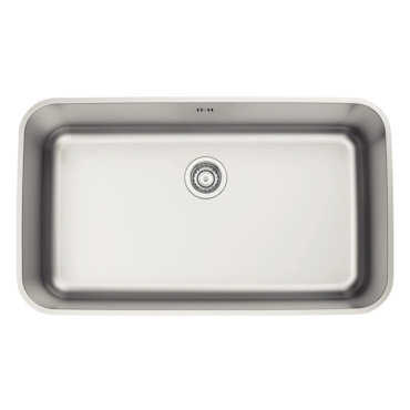 Cuba de Embutir Tramontina Dora 70 BL R6 em Aço Inox Escovado e Válvula c/ Escape Cuba de Embutir Tramontina Dora 70 BL R6 em Aço Inox Escovado e Válvula c/ Escape