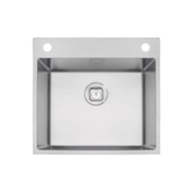 Cuba de Sobrepor Tramontina Design Collection Quadrum Flush em Aço Inox Acetinado 50x40 cm