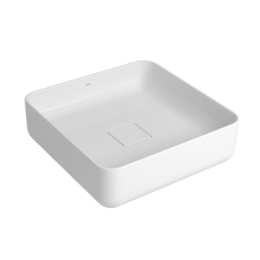 Cuba Deca Quadrada Slim de Apoio Branco 40cm