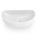 Cuba Roca Apoio Branco Matte 45cm