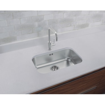 Cuba Tramontina de Embutir Lavínia 56 BL em Aço Inox Polido 56X34cm