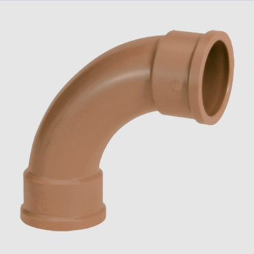 Curva Soldável de 90° Krona Marrom 60mm Curva Soldável de 90° Krona Marrom 60mm
