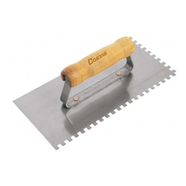 Desempenadeira de Aço e Cabo de Madeira 6x6mm Desempenadeira de Aço e Cabo de Madeira 6x6mm