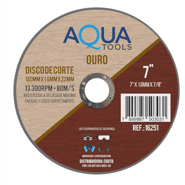 Disco de Corte Inox/Metal 7x1.6mm DCI716 Disco de Corte Inox/Metal 7x1.6mm DCI716
