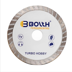 Disco Diamantado Turbo Hobby Branco Bolth 110x20mm