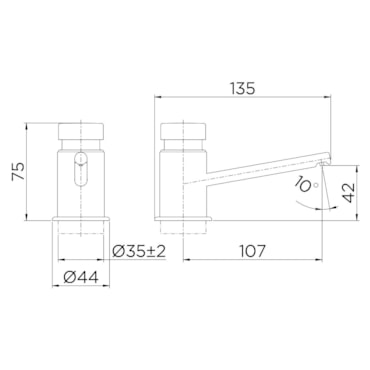 Dispenser Automático de Sabão/Detergente em Inox Cromado PressMatic