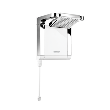 Ducha Eletrônica Lorenzetti Branca/Cromado Acqua Star 127V/5500W Ducha Eletrônica Lorenzetti Branca/Cromado Acqua Star 127V/5500W