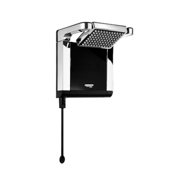 Ducha Eletrônica Preta/Cromado Acqua Star Ultra 220V/7800W Ducha Eletrônica Preta/Cromado Acqua Star Ultra 220V/7800W