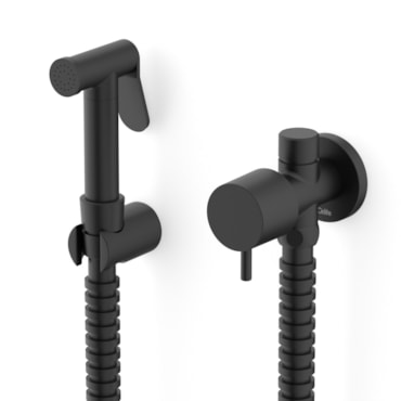 Ducha Higiênica Celite com Derivação Basic Black Matte
