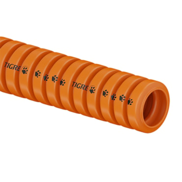 Eletroduto Corrugado Laranja TigreFlex 20mmx50m